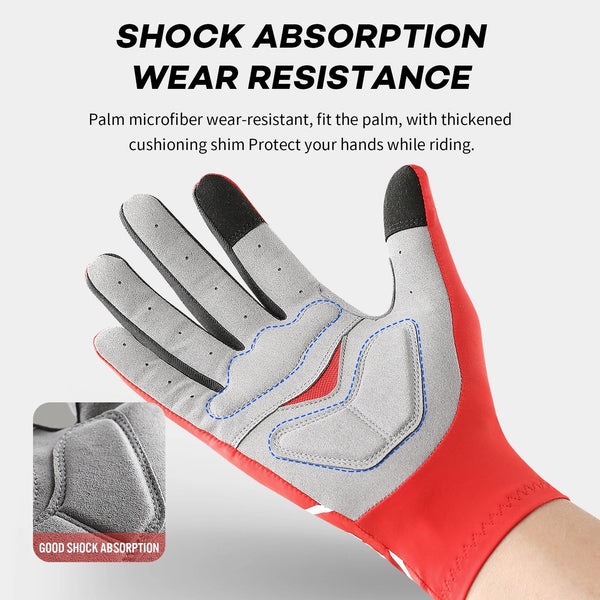 Outdoor mountain bike riding gloves shock-absorbing and anti-skid bike gloves