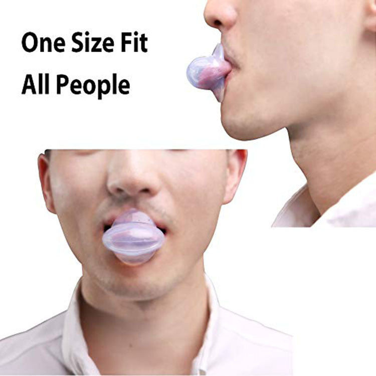Transparent Silicone Tongue Sleeve Anti-Snoring Device New Anti-Snoring Device Tongue Puller Tongue Muscle Rehabilitation Device