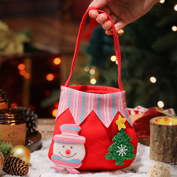 Christmas Safe Fruit Bag, Apple Bag, Christmas Gift Bag, Santa Claus, Snowman, Elk, Kindergarten Decoration Candy