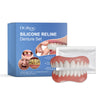 Silicone Resin Denture Set, Enhance Smile Appearance Comfortable Material Denture Beauty Care