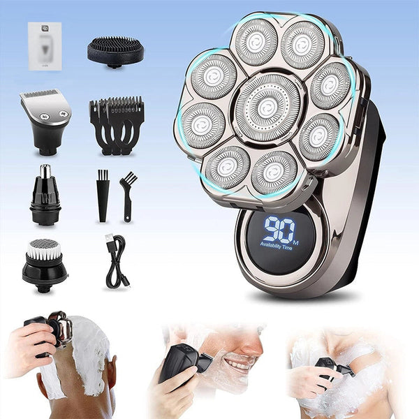 High power hair clipper for charging shaving heads and haircuts for men with long battery life