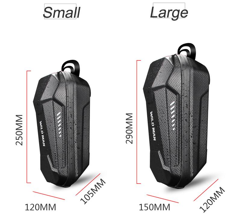 Universal Waterproof Electric Scooter Storage Bag, Front Carrying Bag for Kick Scooters Folding Bike