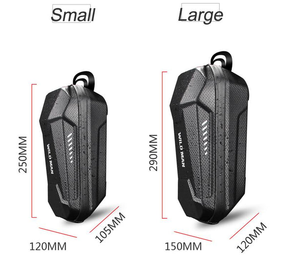 Universal Waterproof Electric Scooter Storage Bag, Front Carrying Bag for Kick Scooters Folding Bike