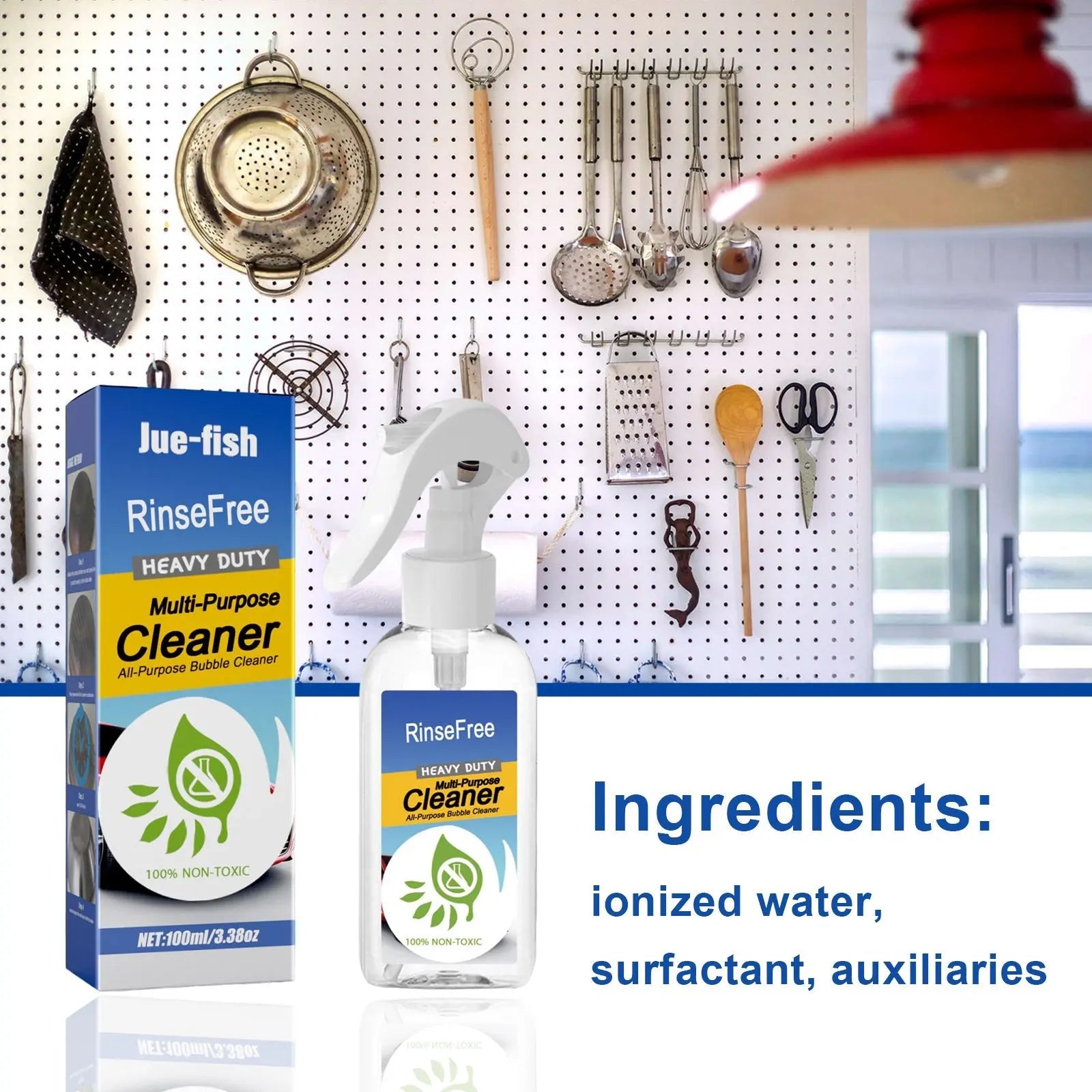 Mult-Purpose Cleaner, Cooktop Kitchen Utensils Multi-Purpose Oil Cleaning Agent