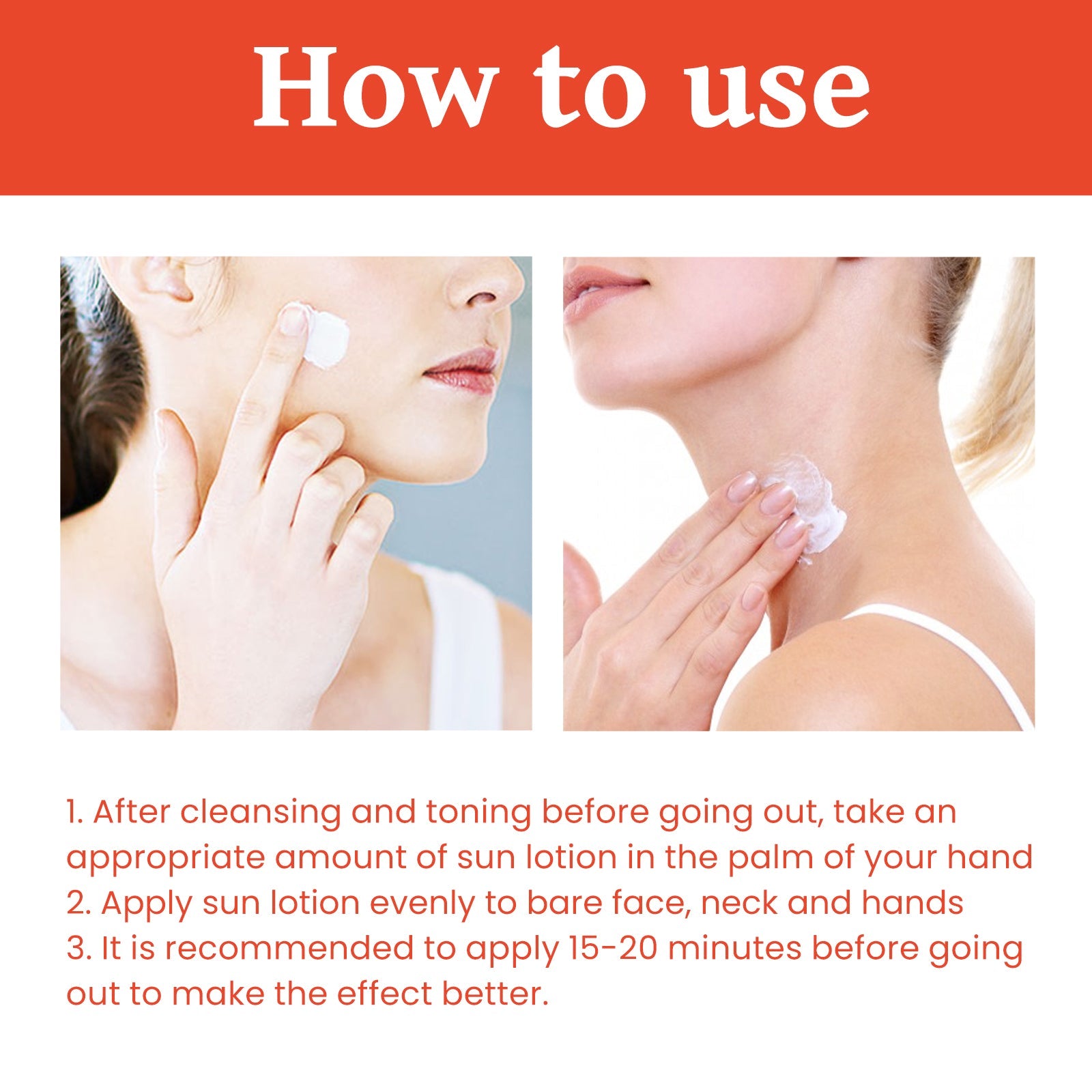 Protective Cream, Summer Outdoor UV Protection Refreshing Moisturizing Protective Cream