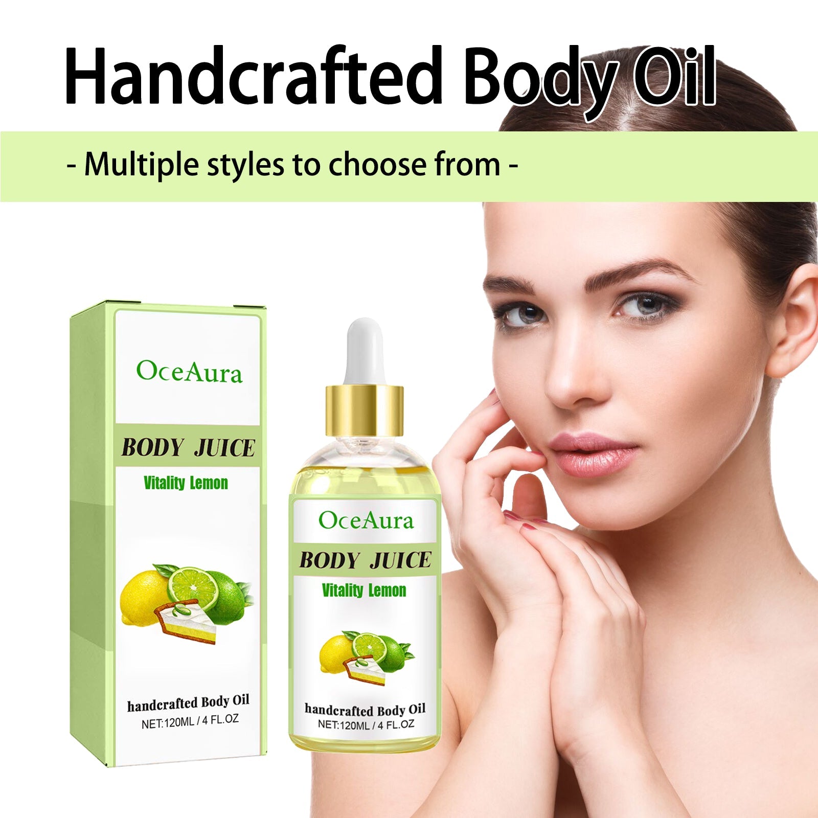 Handcrafted Body Oil, Moist Curing Firming Skin Relief Fatigue Plant Aroma Aromatic Therapy Oil