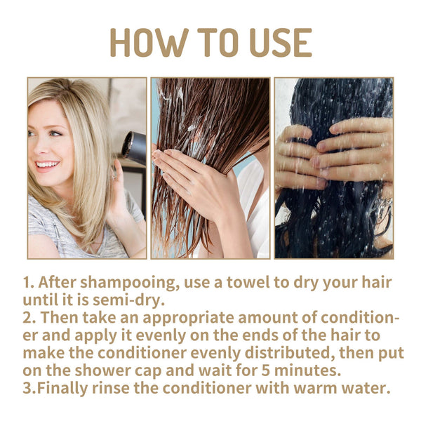 Deep Conditioner For Improving Dry Hair, Moisturizing And Smoothing Hair Conditioner