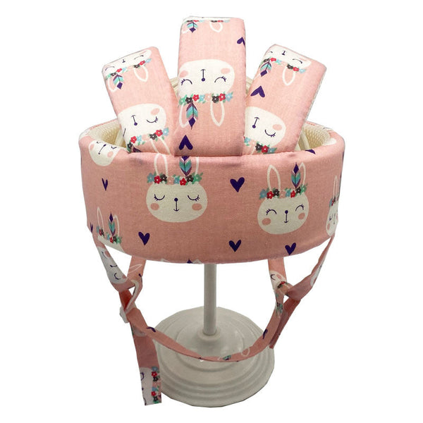 Baby Learning to Walk Anti-Collision Hat Infant Toddler Safety Helmet Cotton Protective Cap Fully Cotton Breathable Lightweight