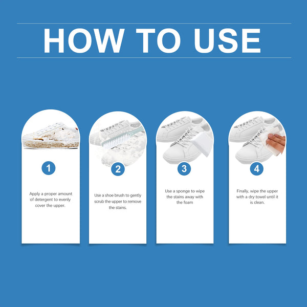 Shoe Cleaner Kit Foam Cleaning Decontamination Multi-Functional Sneaker Cleaning Household Items