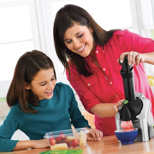 Household electric ice cream fruit yogurt machine ice cream machine children's ice cream making machine