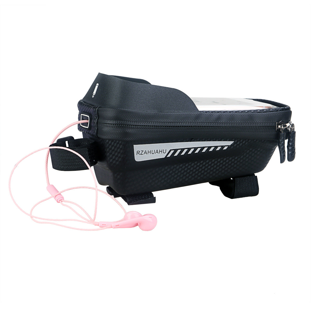 Hard Shell Bicycle Bag Front Beam Bag Mountain Bike Mobile Phone Touch Screen Upper Tube Bag Saddle Bag Riding Equipment