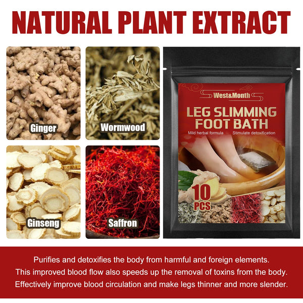 Leg Slimming Foot Bath, Relieve Leg Soreness And Swelling Discomfort Cold Relief Wet Foot Bath Kit