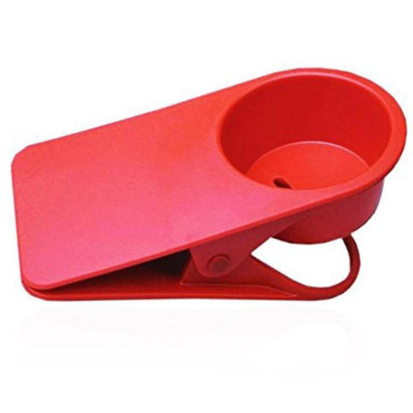 New Office Storage Rack Water Cup Holder Clip Table Desk Bottle Shelf Organizer Beverage Racks Table Clips Drink Cups Holder