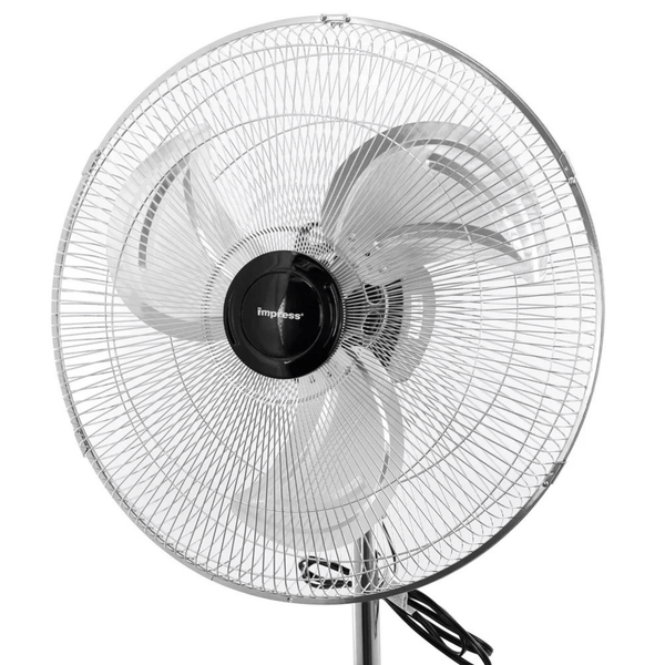 Impress 18-Inch 2-in-1 Chrome Hi-Speed Industrial Oscillating Fan