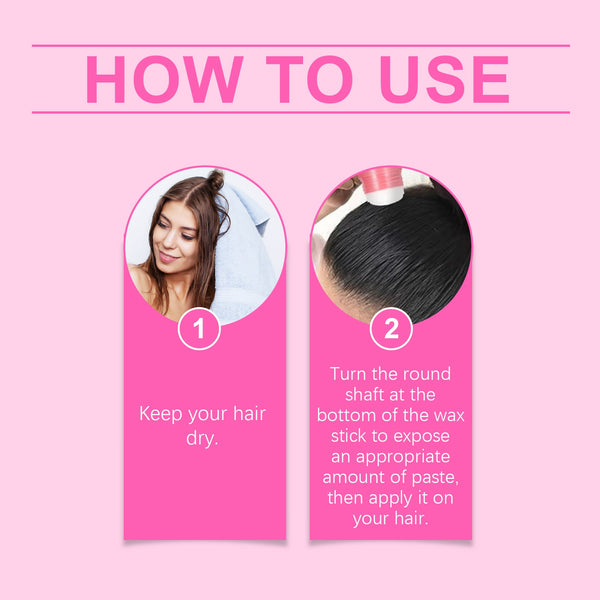 Hair Wax Stick Refreshing To Improve Frizz Lasting Nourishing Shine Styling Hair Moisturizing Hair Wax Stick