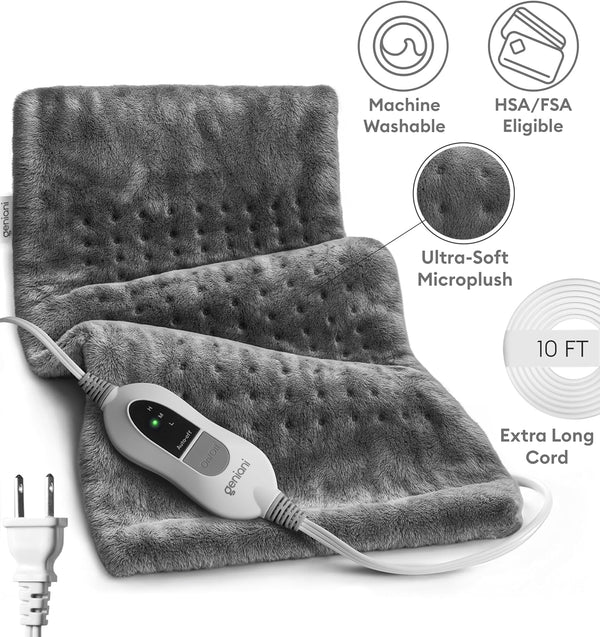 Heating Pad XL, Tabby Gray