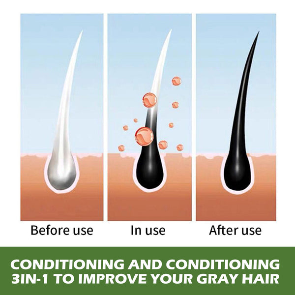 Plant Bubble Hair Natural Black Hair Dark Hair Hair Care Easy Color Lasting Mild Not Irritating