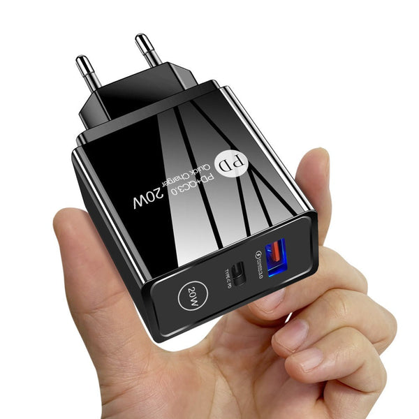 20W fast charging PD QC3.0 mobile phone charger charging head