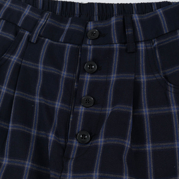 Street Trend Retro Plaid Casual Pants Men's Sportswear High Street Vibe Loose Plaid Wide Leg Straight Trousers