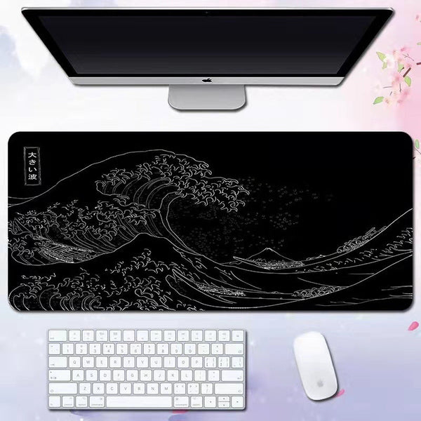 Wave mouse pad advertising game keyboard pad desk pad