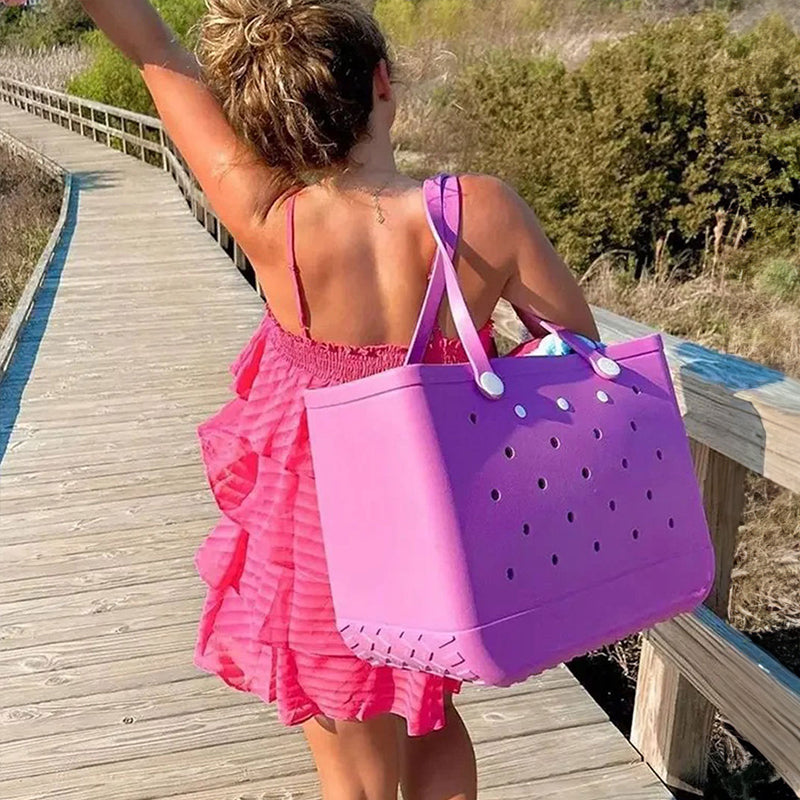 Boggs Bag: Extra Large Waterproof EVA Rubber Tote for Women, Ideal Christmas Gift & Travel Companion.