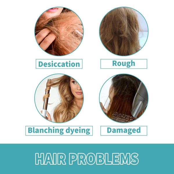 Collagen Hair Straightening Cream, Repair Damaged Hair To Smooth Frizz And Split Free Smoothing Cream