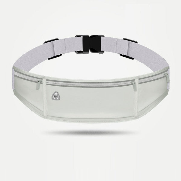 Running waist bag, sports bag, mobile phone storage, three pockets, lightweight, close fitting, non shaking, outdoor fitness, me