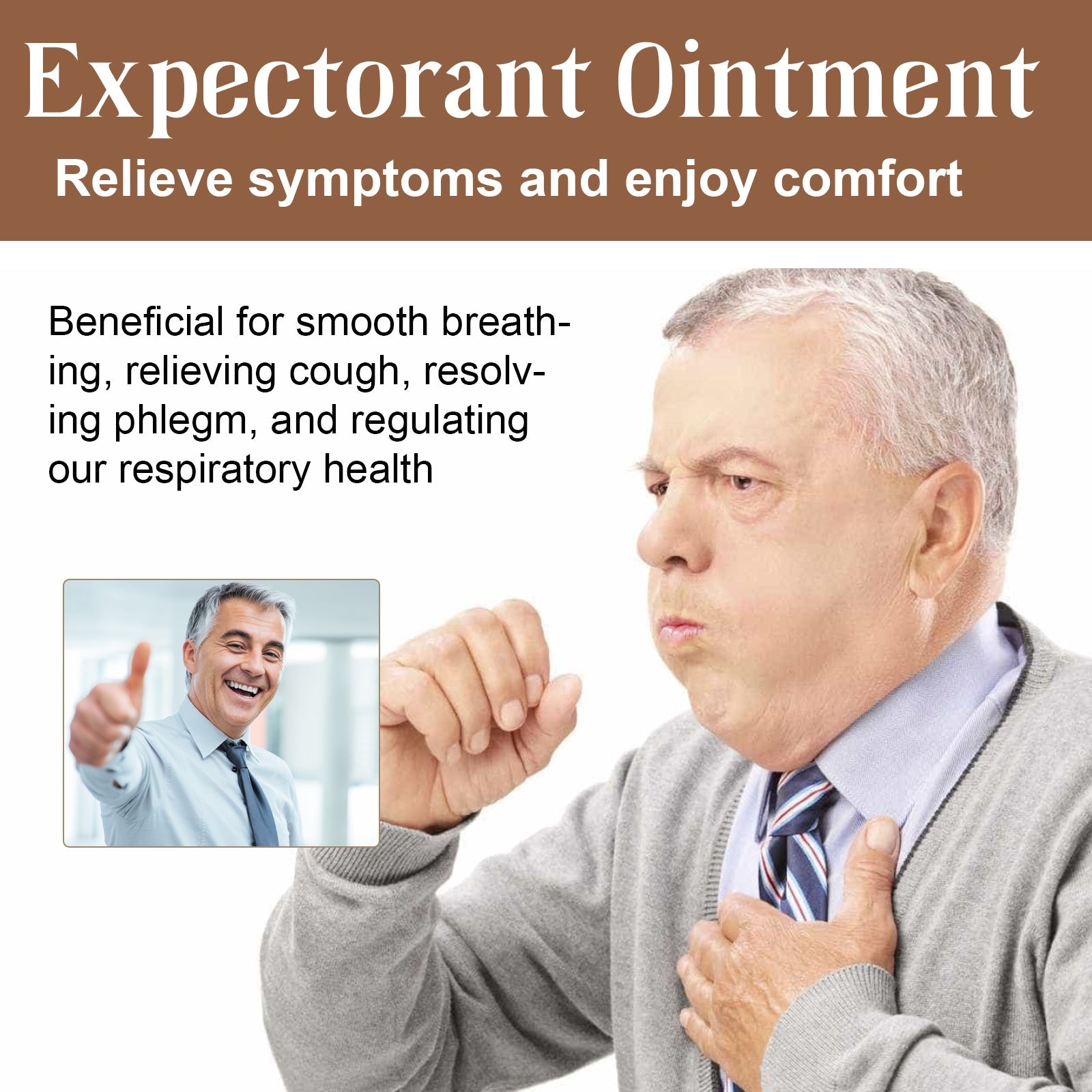 Expectorant Ointment, Body Care Relief Phlegm Throat Dry Itching Foreign Body Point Discomfort Repair Cream