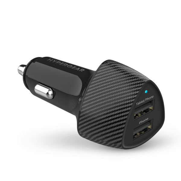 HyperGear SpeedBoost 12W USB + 5W USB Car Charger