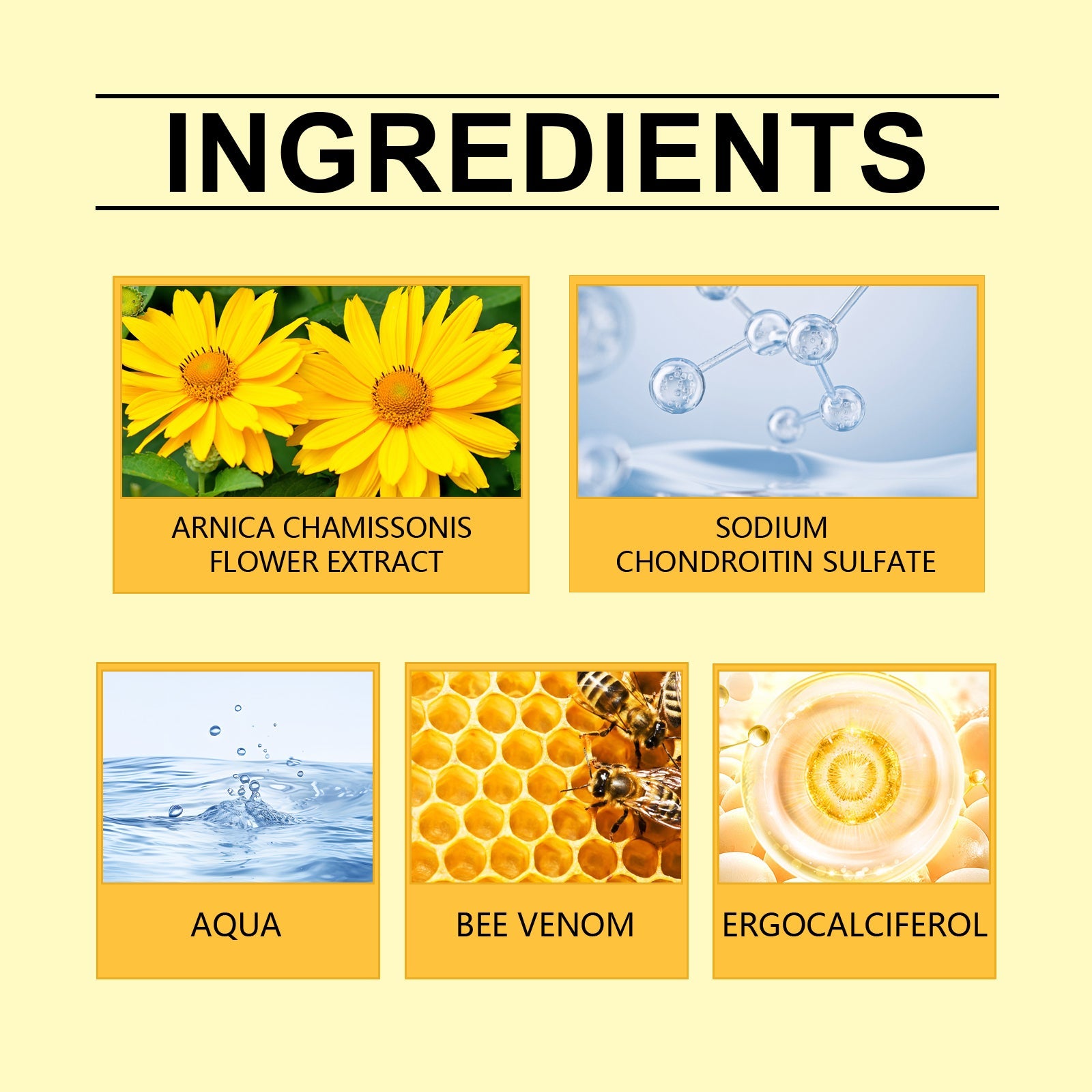 Ouhoe Bee Venom Bone And Joint Cream Repair Sore Joints Muscle Swelling Muscle Massage Gentle Joint Care