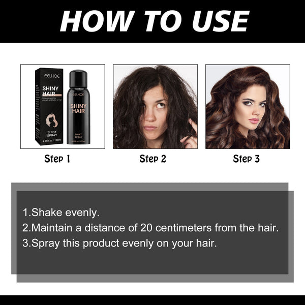 Hair Shine Spray Repair Dry And Irritated Hair Moisturizing Hair Treatment Spray For Damaged Hair