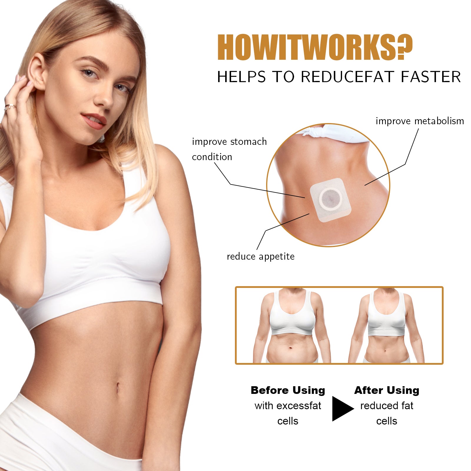 Herbaceous Body Navel Stick, Firming And Body Shaping To Highlight Curves And Slimming Stick