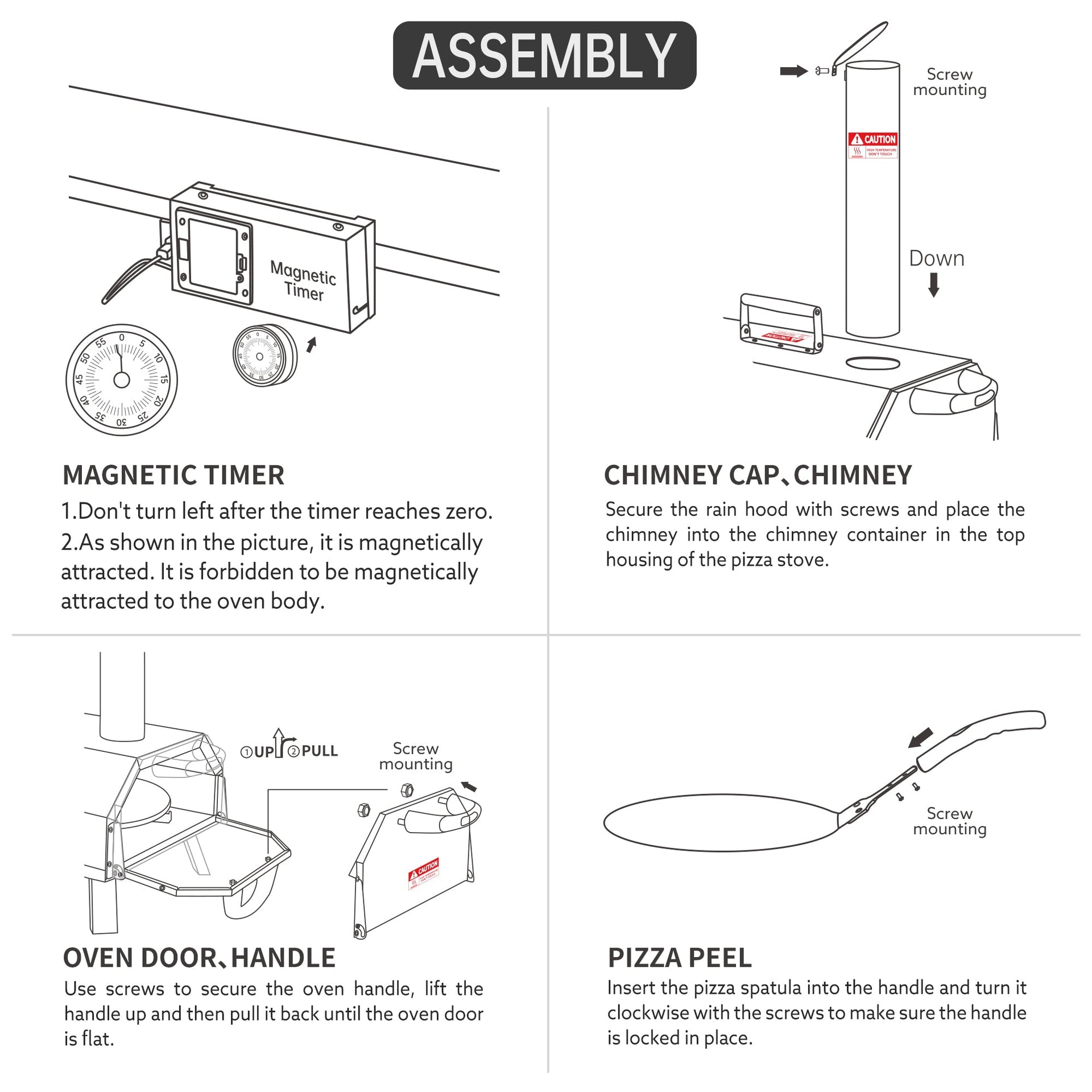 Stainless Steel Pizza Oven Outdoor 12