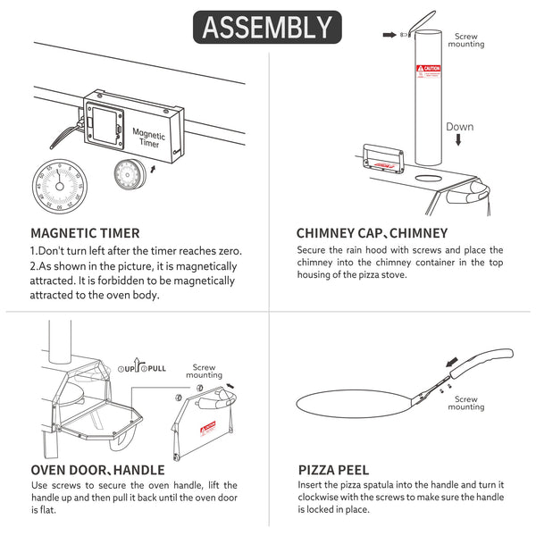 Stainless Steel Pizza Oven Outdoor 12