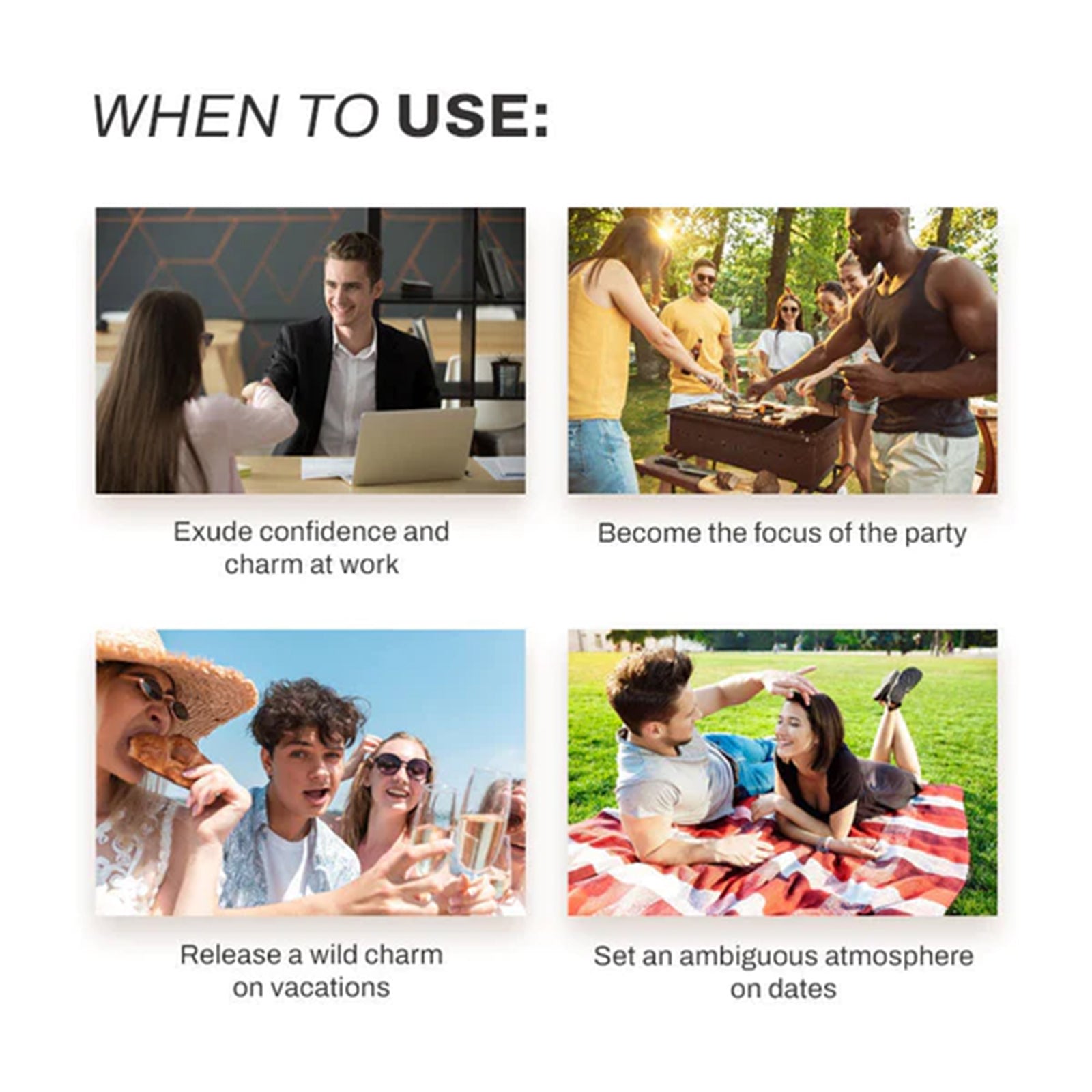 Noir Male Feromone Attraction Cologne, Fragrance Refreshing Mild Not Pungent Lasting Fragrance Release Charm Date Atmosphere Perfume