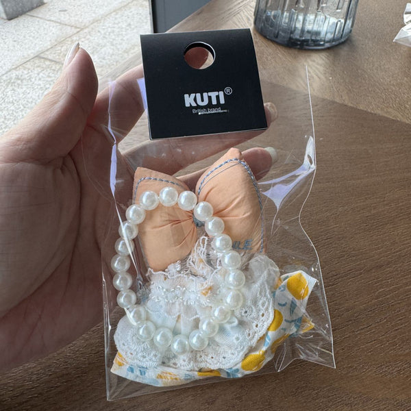 Labbubu Doll 17cm Labbubu Pendant Doll Clothes Accessories Shorts Keychain Air Cotton