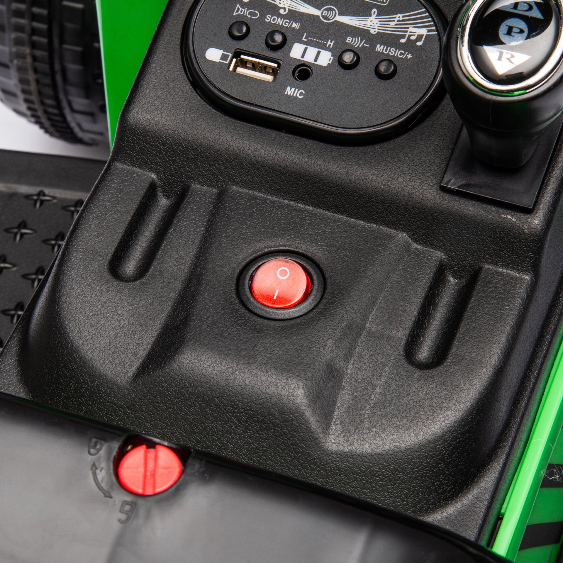 12V children ride the electric tractor 