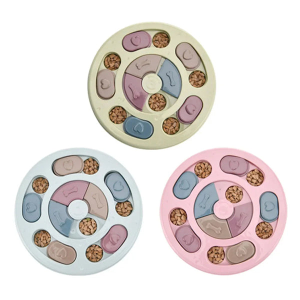 Dog Puzzle Toys Slow Feeder Interactive Increase Puppy IQ Food Dispenser Slowly Eating NonSlip Bowl Pet Cat Dogs Training Game