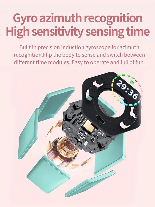 Hexagon Digital Clock Timer Magnetic Cubes Timer Kitchen Hexagon Flip Timer for Studying Cooking Exercising Easy To Use Magnetic