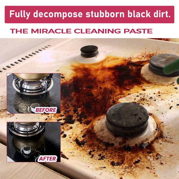 The Miracle Cleaning Paste, Kitchen Fume Cleaning Cream Powerful Multi-Effect Cleaning Oil Stains