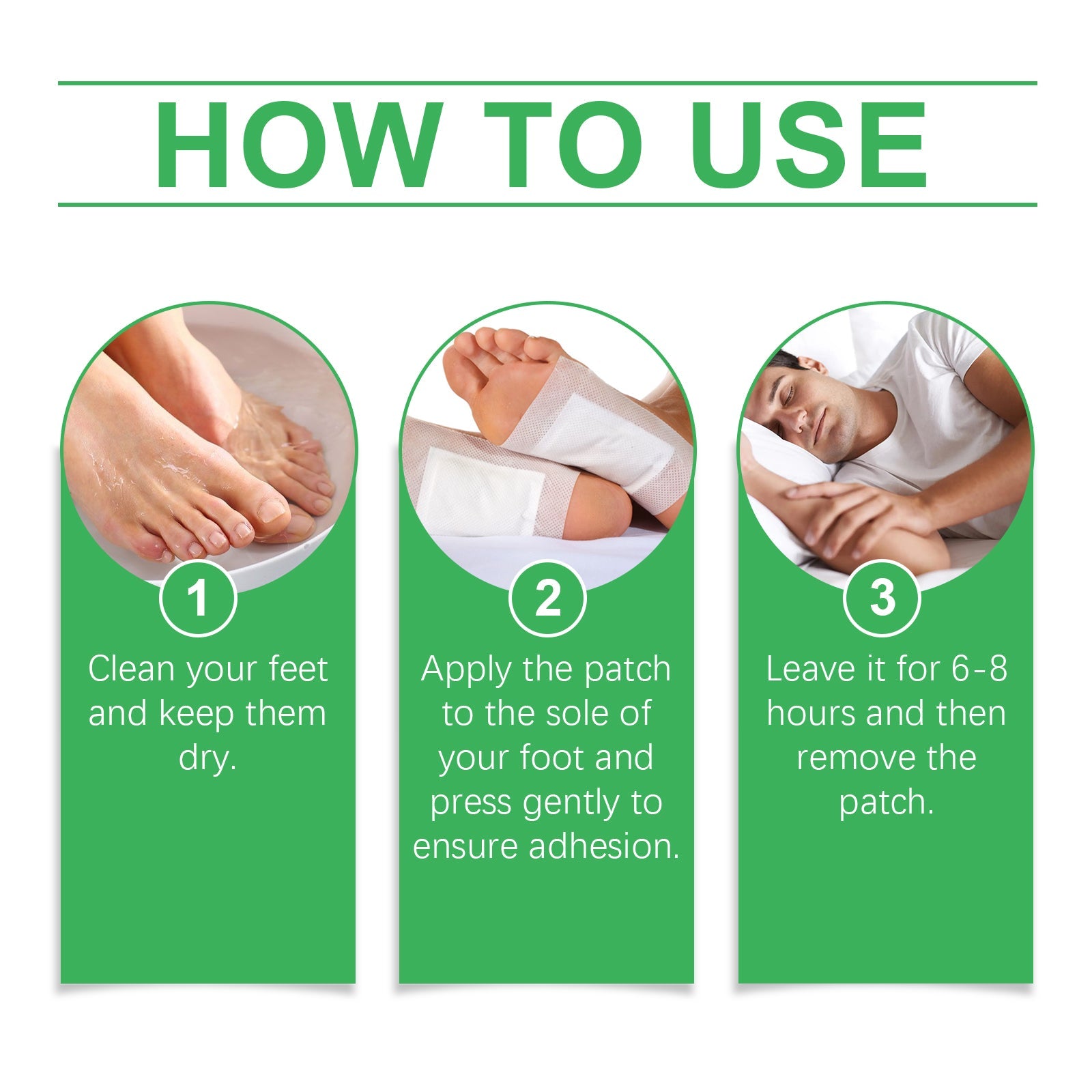 Body Care Foot Patch For Men's Body Relieves Discomfort And Comfort Foot Sole Gentle Ingredient Foot Care