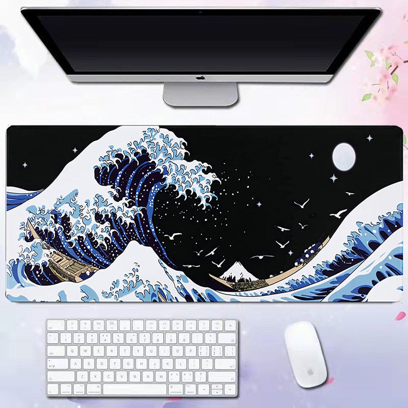 Wave mouse pad advertising game keyboard pad desk pad