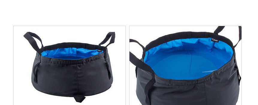 NatureHike8.5L Water Washbasin Ultralight Portable Outdoor Nylon Folding Wash Bag Foot Bath Camping Equipment Travel Kits