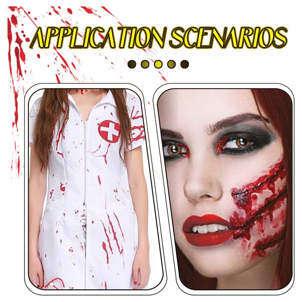 Halloween Plasma Props, Plasma Spray Fake Blood Vampire Zombie Blood Simulation Parody Makeup Props