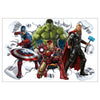 Marvel League of Legends Captain America Iron Man Batman Hulk Boy Bedroom Living Room Decoration Self Adhesive Wall