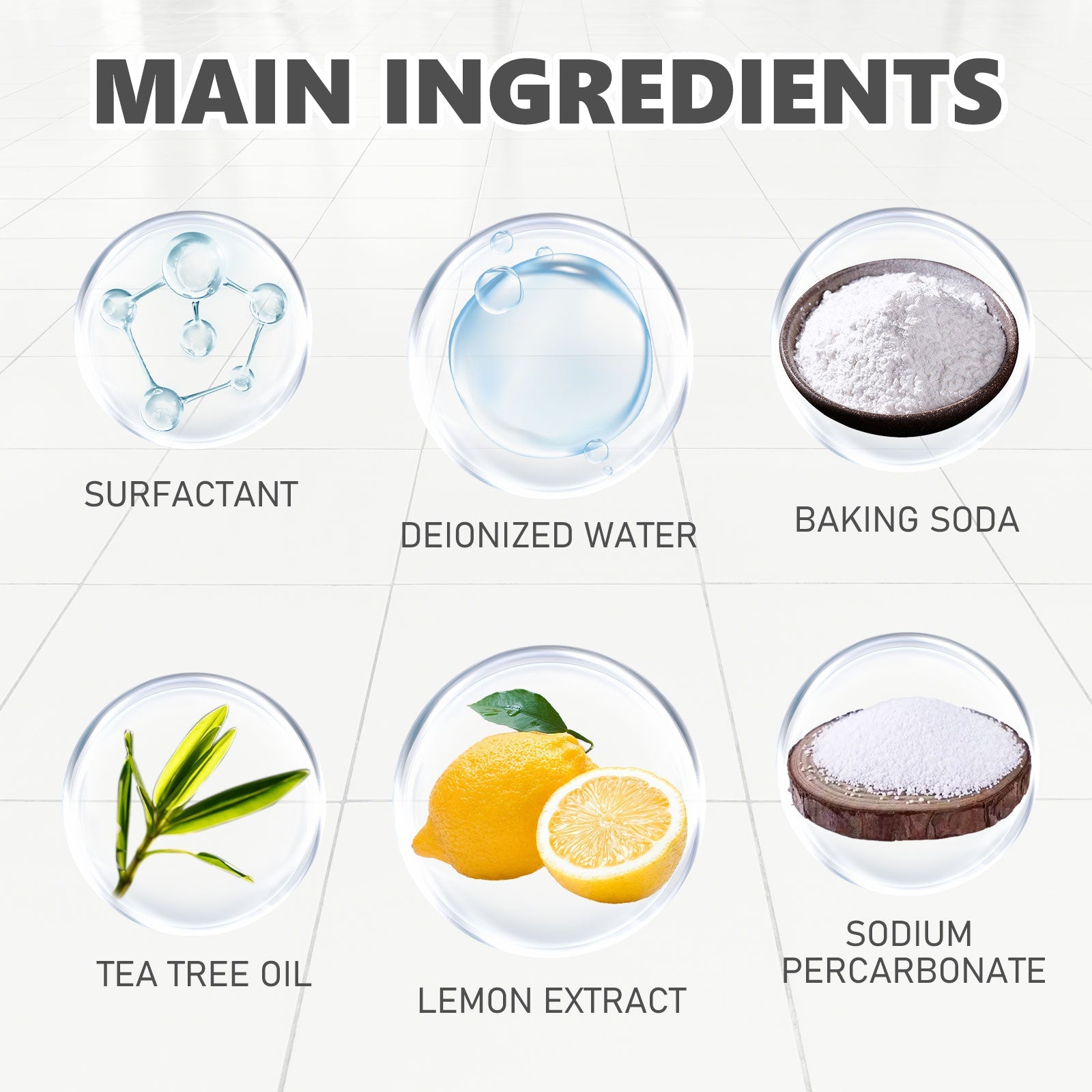 Jue-fish Tile Cleaning Spray, Kitchen Bathroom Wall Floor Tile Decontaminating Cleaning Spray