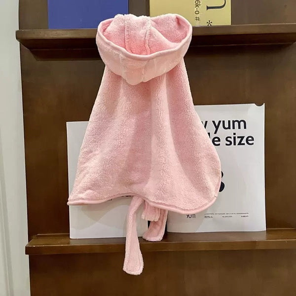 Dogs can wear bathing and drying bathrobes in all seasons bath towels thickened absorbent towels