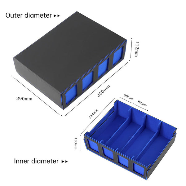 Large-capacity 3000+ Tabletop Game Card Storage Box - Yu-Gi-Oh! & Pokémon Flip-Top Card Case