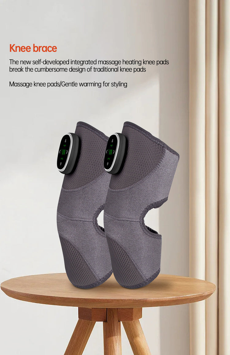 Heated Knee Brace Wrap Pad Dual-use Thermostat Usb Heating Knee Pads For Knee Sprains Strains Arthritis with massage