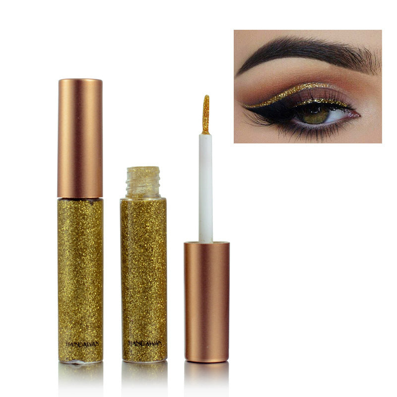 HANDAIYAN Explosive Glitter Liquid Eyeliner Set Sequin Pop Eyeliner Liquid 10 Pack